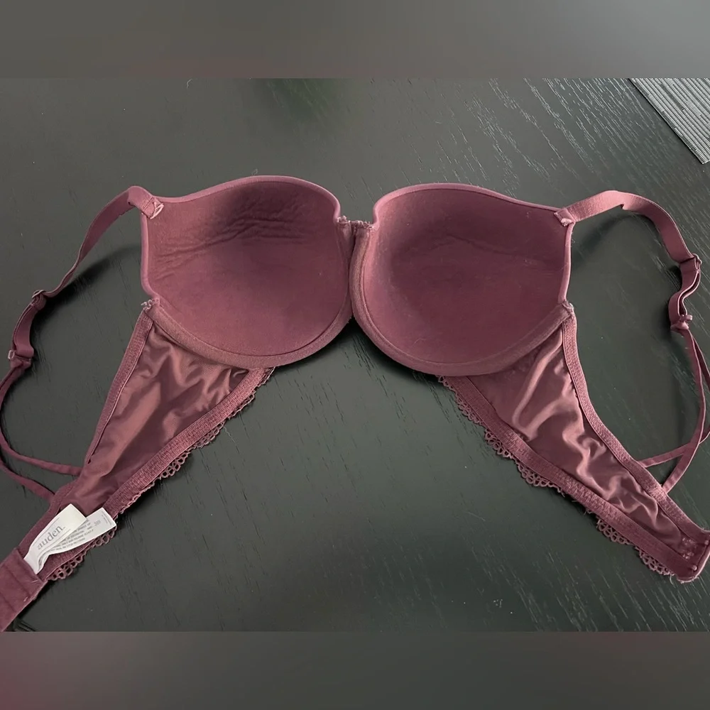🛍️Auden Brown Lace Trimmed Bra